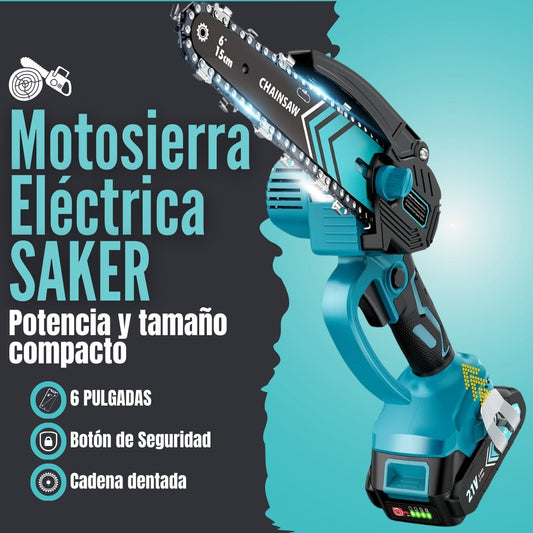 Motosierra Eléctrica Potencia Compacta