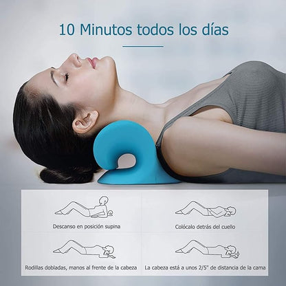 Almohada Quiropráctica: Relajación y Corrección Cervical en Minutos