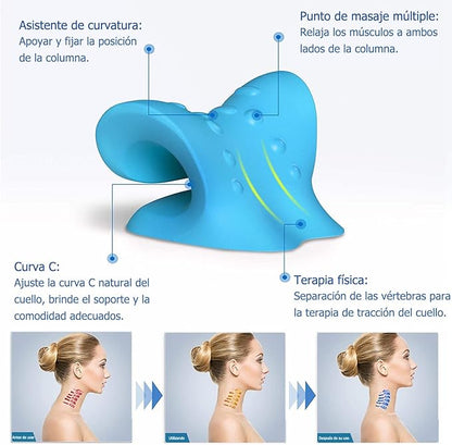 Almohada Quiropráctica: Relajación y Corrección Cervical en Minutos