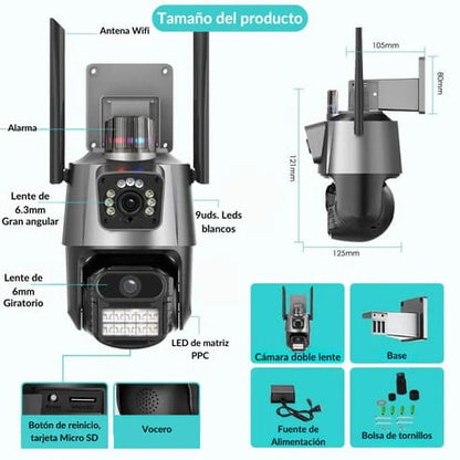 Cámara de Seguridad 4K con Wifi - TechWatch