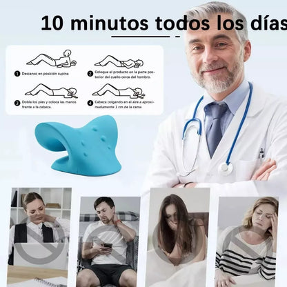 Almohada Quiropráctica: Relajación y Corrección Cervical en Minutos