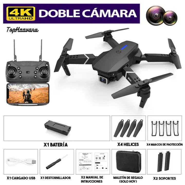 DroneXplorer™ - Doble Camara 4k + Gopro Hero 3 Gratis 🎁